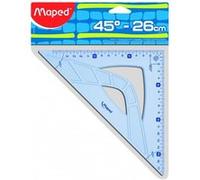 Equerre 45° hypoténuse 26 cm Maped Geometric G