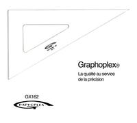 Equerre 60° 3 Bords Droits 28 Cm - Graphoplex