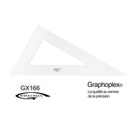 Equerre 60° 3 Bords Droits 50 Cm