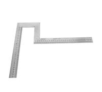 Équerre à Bride en Acier Inoxydable Robustes 15,55x11,81 Pouces | Lignes Gravées Antidérapantes, Base Large Renforcée, Précision Solide pour Techniciens Hvac et Maintenance