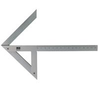 Equerre à centrer de précision en acier au carbone finition chrome satiné 150x130 mm MIB HZ150130