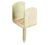 Équerre à visser - GAH ALBERTS - Raccord U 83×38 - Acier galvanisé bichromaté - H85×L38×P30 mm