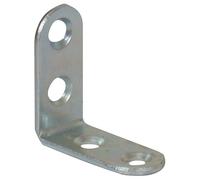 Equerre chaise têtes rondes - zingué blanc - 15 x 2 x 30 mm - sachet de 25