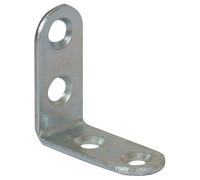 Equerre chaise têtes rondes - zingué blanc - 15 x 2 x 60 mm - sachet de 25