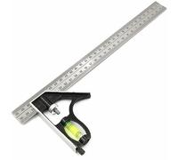 Équerre Combinée 300 Mm En Acier Inoxydable, Règle D'angle Combinée, Outils De Mesure Combinés (Noir)