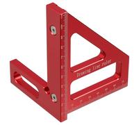 Équerre Combinée 45° 90° en Alliage D’aluminium Rouge