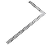 Equerre Couture,ihaspoko Equerre Menuisier Equerre Metal Menuisier Inoxydable Règle Carrée 150×300mm Angle droit de 90 degrés Règle en acier inoxydable pour Charpentier, Ingénieur, Artisan, Couvreur