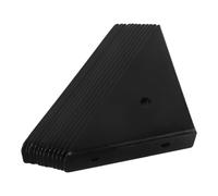 Équerre D’angle Meuble Renforcée, Support Triangulaire Caché | Acier Laminé à Froid, Fixation par Vis, pour Panneaux Agglomérés et Bibliothèques, Lot avec Vis