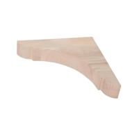 Équerre D'angle Murale en Bois Marron, Support Triangulaire | Installation sans Perçage, Display Stable et Combinaison Modulaire, pour Plans de Travail et Petits Appartements