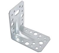 Equerre d'assemblage renforcée réglable - L : 105 mm - 90 x 105 x 2.5 mm -