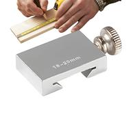 Équerre de butée - Bloc de butée de précision en d'aluminium - Positionneur à coulisse pour menuiserie - Règle de mesure répétée pour le travail du bois, la réparation de la maison, la