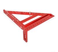 Équerre de butée réglable en métal - Jauge d'angle robuste pour la construction et la décoration - Kit d'outils de charpentier de 19 cm