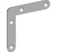 Équerre de cadre plate 3032 MONIN - Zinguée - Bout rond - 40x40x10 mm - 514630