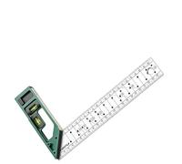 Équerre de combinaison précise en aluminium avec C clair | Règle à dessin en aluminium léger pour des mises en page précises pour les projets de conception, de construction et