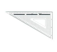 Equerre De Coupe Graduée 60° Bord Acier Patin Antiglisse 30 Cm