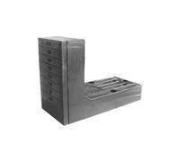 Equerre de fixation TRAWIK PU 60-200mm pour déport de garde corps en tableau et façade, rail de volet coulissant, gond de volet (ITE)