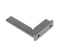 Équerre de Machiniste 90 Degrés en Acier, Double Échelle, Précise | Outil Portable pour Construction et Menuiserie, Usage Multi-scène, Finition Argenté, Règle en Acier