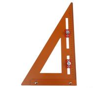 Équerre de Menuiserie 2en1 avec Guide de Perçage pour précis(220 * 380) | Matériau , couleur orange visible, pour résistance aux chocs, léger, longue durée