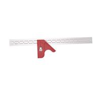 Équerre de Menuiserie, Rapporteur d'Angle Réglable, Règle de Mesure en Alliage d'Aluminium, Précision 45° et 90° - Outil Polyvalent pour Tracé et Mesure Facile (Modèle A)