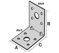 Équerre de menuiserie - SIMPSON - ES SIMPSON - Acier galvanisé - 40 x 40 x 40 mm - 200 pièces