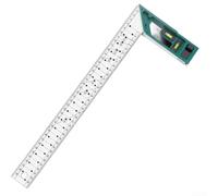 Équerre de Menuisier 300mm Aluminium Moulé Équerre de Menuisier(400mm) | Acier inoxydable, niveau à bulle, ergonomique, échelle claire, 300mm, menuiserie pro