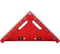 Equerre de positionnement à angle droit 45�� 90��� Alliage d'aluminium Echelle claire Outil de menuisier