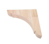 Équerre de Support D’angle D’étagère en Bois, Triangle, Marron | Montage sans Perçage, Support Solide, Combinaison Modulaire, pour Étagères Flottantes en Bois, Livres