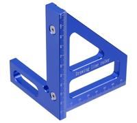 Équerre de Travail du Bois 45° 90° en Alliage D'aluminium Bleu