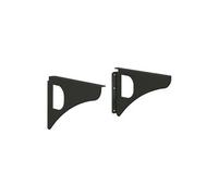 Equerres boite aux lettres design gris - Lot de 2