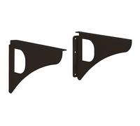 Équerre Design pour fixation murale de boîtes aux lettres - noir DECAYEUX