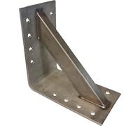 Équerre en acier inoxydable 180x180x100mm renforcée 5mm Équerre de construction lourde Fixation