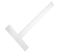 Équerre en T Acrylique Blanc 45cm pour Mesure Précise en Menuiserie