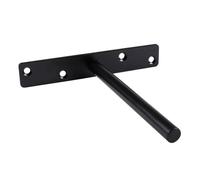 équerre étagère Invisible Support Etagere en Fer Fixation Etagere Murale Equerre Charge Lourde - 4 Pièces