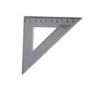 Equerre faibo plastique incolore 45 hypotenuse 16 cm
