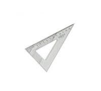 Equerre faibo plastique incolore 60 hypotenuse 16 cm