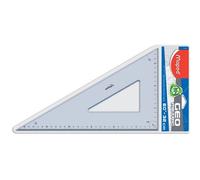 Equerre GEO METRIC 60 degrés, hypoténuse: 320 mm