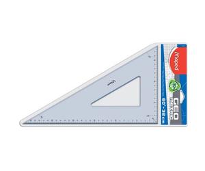 Equerre GEO METRIC 60 degrés, hypoténuse: 320 mm