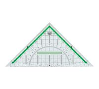 Equerre géométrique 'Green Line', hypoténuse: 230 mm