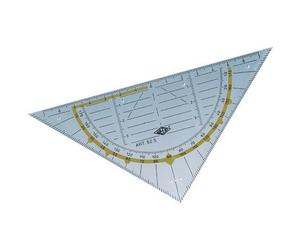 Equerre géométrique standard, hypoténuse 160 mm