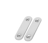 Equerre Metal Plaques de connexion métalliques droites fixes robustes for support réparation meubles d'armoire pour Chaises(10pcs (36x16mm))