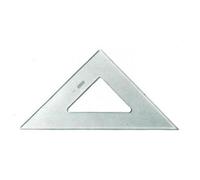MINERVA Equerre 45° Bord Antitache 40cm Transparent