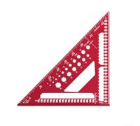 Équerre Multifonction 12po Guide Angle 45/90 Degrés(Red) | Guide 45/90 degrés, marqueur pour précis, ajustement rapide, pour idéal scie onglet, travail bois