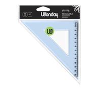 Wonday Equerre Plastique Incassable 45° 21 Cm