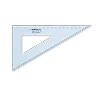 Staedtler Équerre plastique Mars 567 bleu transparent 21 cm 60°/30° scolaire