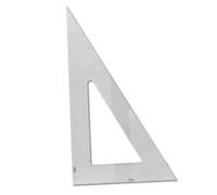 Equerre Plexiglas - Minerva - Modèle 50601 - Bord droit 2,5 mm - Non graduée - 60°