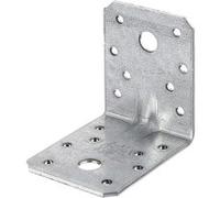 Équerre renforcée avec nervure - acier, galvanisée Sendzimir, 70 x 70 x 55 mm/12 pcs G