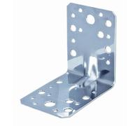 Équerre renforcée nervurée inox 90x90x65