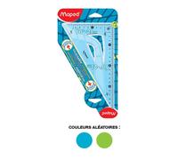 Maped Equerre Flex 2 In 1, 45 Degrés + 60 Degrés Plus Long Côté: 210 Mm Incassable