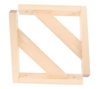 Équerres en Bois pour Étagères, Support Mural Charge Lourde, Lot de 2 | Montage sur Étagère, Usage Maison et Restaurant, Bois Résistant à L’Usure, Installation Facile