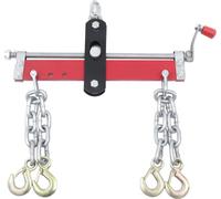 Équilibreur de moteur - Traverse de charge pour cric/palan à chaîne - Capacité de charge 900 kg - Réglable 26-31,5 cm - Rouge